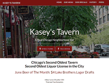 Tablet Screenshot of kaseystavern.com
